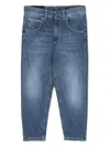 Dondup Tapered-leg Jeans In Blue