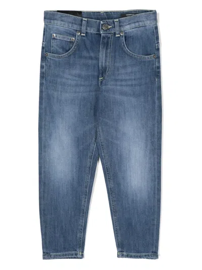 Dondup Kids' Tapered-leg Jeans In Blue