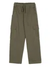 Dondup Tapered-leg Trousers In Green