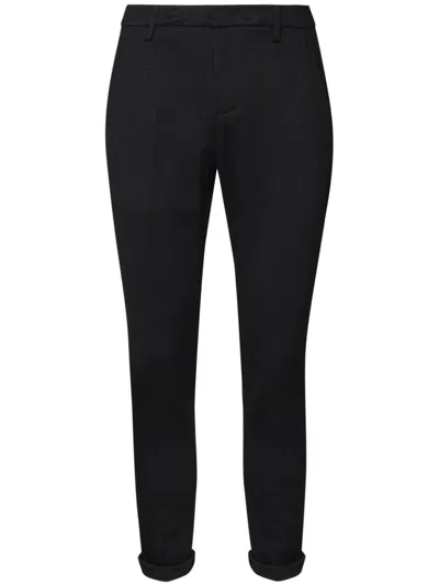 Dondup Tapered Trousers In Black