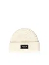 Dondup Logo-patch Beanie Hat In Neutral