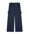 Dondup Tecla Wide-leg Pants In Blue