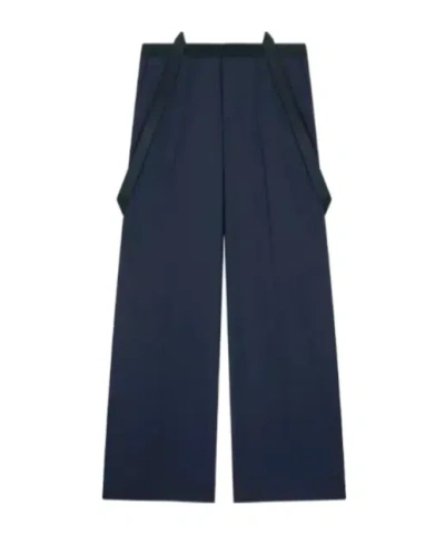 Dondup Tecla Wide-leg Pants In Blue
