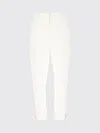 Dondup Tight-fitting Cargo Pants In Stretch Cotton In White