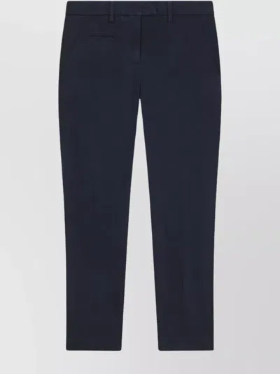 Dondup Timeless Trousers With Pockets And Loops In Blue