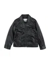 Dondup Toddler Boy Jacket Black Size 4 Viscose, Polyurethane In Black