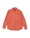 Dondup Toddler Boy Shirt Rust Size 4 Cotton In Red