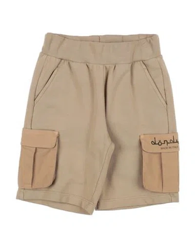 Dondup Babies'  Toddler Boy Shorts & Bermuda Shorts Beige Size 4 Cotton, Elastane