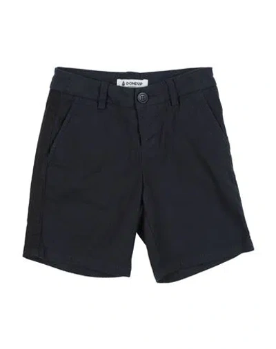 Dondup Babies'  Toddler Boy Shorts & Bermuda Shorts Midnight Blue Size 4 Cotton, Elastane