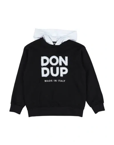 Dondup Babies'  Toddler Boy Sweatshirt Black Size 6 Cotton, Elastane