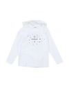 Dondup Toddler Boy Sweatshirt Off White Size 4 Cotton, Elastane In Off White