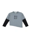 Dondup Toddler Boy T-shirt Light Grey Size 4 Cotton, Elastane In Grey