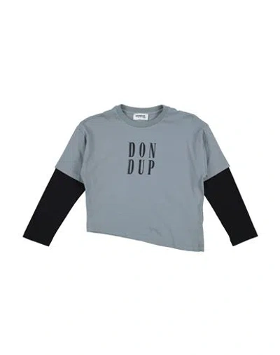 Dondup Babies'  Toddler Boy T-shirt Light Grey Size 4 Cotton, Elastane