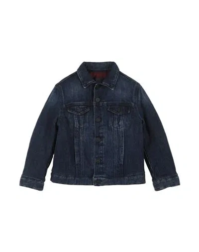 Dondup Babies'  Toddler Girl Denim Outerwear Blue Size 4 Cotton, Elastane