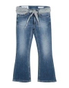 Dondup Toddler Girl Denim Pants Blue Size 6 Cotton, Elastomultiester, Elastane, Polyester In Blue