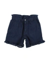 Dondup Toddler Girl Denim Shorts Blue Size 4 Cotton, Elastomultiester, Elastane In Blue