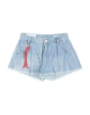 Dondup Toddler Girl Denim Shorts Blue Size 6 Cotton, Elastane In Blue