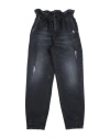 Dondup Toddler Girl Jeans Black Size 4 Cotton, Elastane In Black
