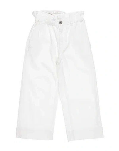 Dondup Babies'  Toddler Girl Jeans White Size 4 Cotton, Elastomultiester, Elastane