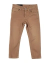 Dondup Toddler Girl Pants Camel Size 4 Cotton, Elastomultiester, Elastane In Beige