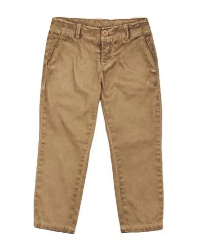 Dondup Babies'  Toddler Girl Pants Khaki Size 4 Cotton, Elastane In Beige