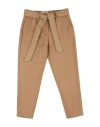 Dondup Toddler Girl Pants Light Brown Size 4 Polyester, Viscose, Elastane In Beige