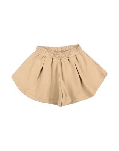 Dondup Babies'  Toddler Girl Shorts & Bermuda Shorts Beige Size 4 Cotton
