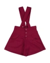 Dondup Toddler Girl Shorts & Bermuda Shorts Burgundy Size 4 Polyester, Viscose, Elastane In Red