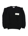 Dondup Toddler Girl Sweater Black Size 4 Viscose, Merino Wool, Polyamide, Cashmere In Black