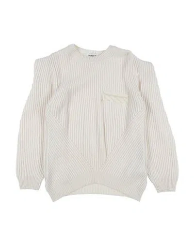 Dondup Babies'  Toddler Girl Sweater Ivory Size 3 Viscose, Merino Wool, Polyamide, Cashmere In White
