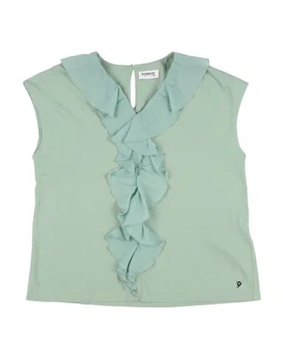 Dondup Babies'  Toddler Girl T-shirt Sage Green Size 4 Cotton
