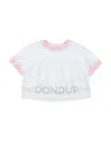 Dondup Toddler Girl T-shirt White Size 4 Cotton In White