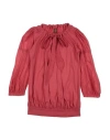 Dondup Toddler Girl Top Brick Size 4 Cotton, Viscose In Red