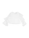 Dondup Toddler Girl Top White Size 4 Polyester In White