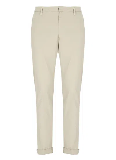 Dondup Trousers In Neutral