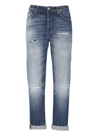 Dondup Trousers In Blue