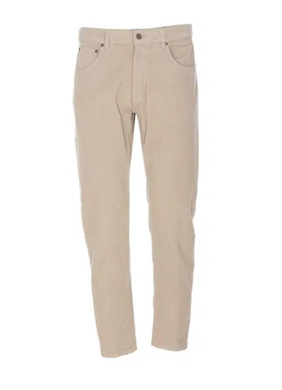 Dondup Trousers In Neutral