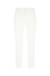 Dondup Cotton Stretch Chino Pants With Foldable Hemline In White
