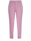 Dondup Trousers  Ariel 27inches Made Of Linen Blend In Pink