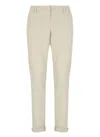 Dondup Trousers Back Pockets Belt Loops Side Pockets In Beige