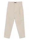 Dondup 'tania' Trousers In Beige Cotton In Beige