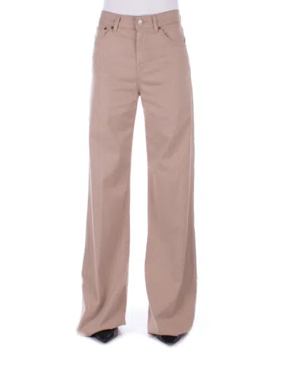 Dondup Trousers Beige In Beige Chiari E Naturali
