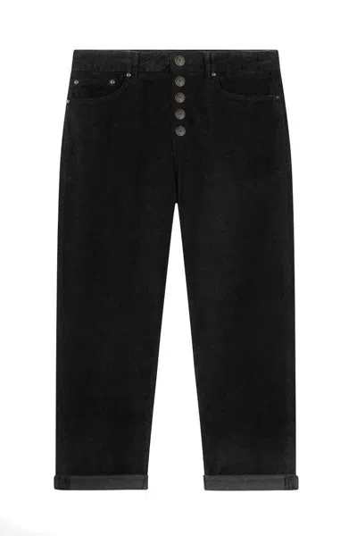 Dondup Trousers In Black