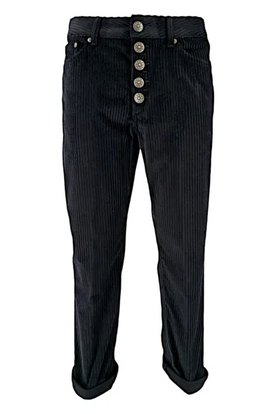 DONDUP DONDUP TROUSERS BLACK