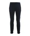 Dondup Tailored Trousers With Cuffed Hem And Pockets In Black