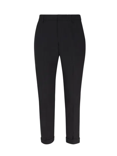 Dondup Gaubert Wool Pants In Negro