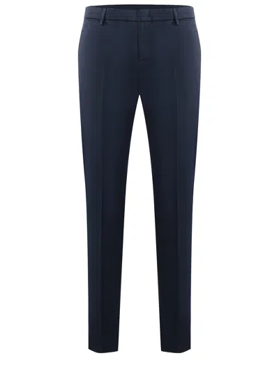 Dondup Trousers In Blu Scuro