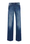 Dondup Regular Fit Faded Effect Trousers In Blue