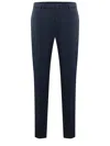 Dondup Casual Trousers With Waist Belt Loop In Blue