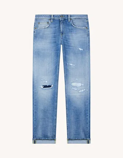 Dondup Trousers In Blue